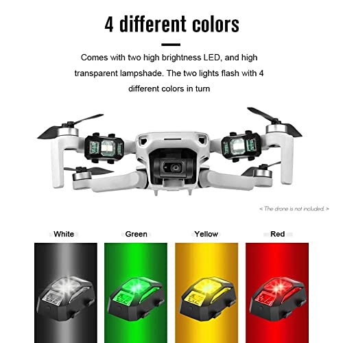 Careflection || Strobe Light Compatible with DJI Mavic Mini/Tello/Mini 2/ Air 2/ Air 2S/ Mavic 2 Pro/ 3/3 Pro/Cycle/Bike Accessories - Image 3