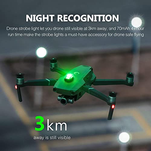 Careflection || Strobe Light Compatible with DJI Mavic Mini/Tello/Mini 2/ Air 2/ Air 2S/ Mavic 2 Pro/ 3/3 Pro/Cycle/Bike Accessories - Image 5