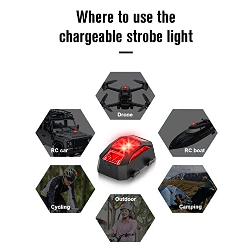 Careflection || Strobe Light Compatible with DJI Mavic Mini/Tello/Mini 2/ Air 2/ Air 2S/ Mavic 2 Pro/ 3/3 Pro/Cycle/Bike Accessories - Image 4