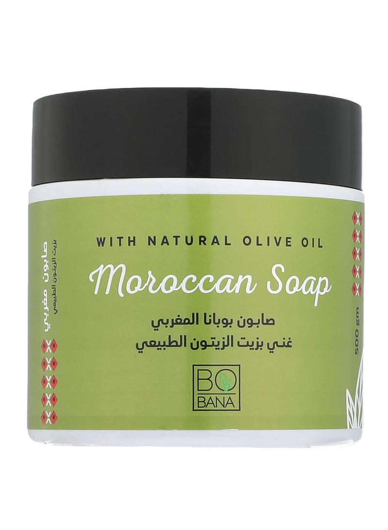BOBANA Moroccan Soap With Natural Olive Oil 500 GM - Image 1