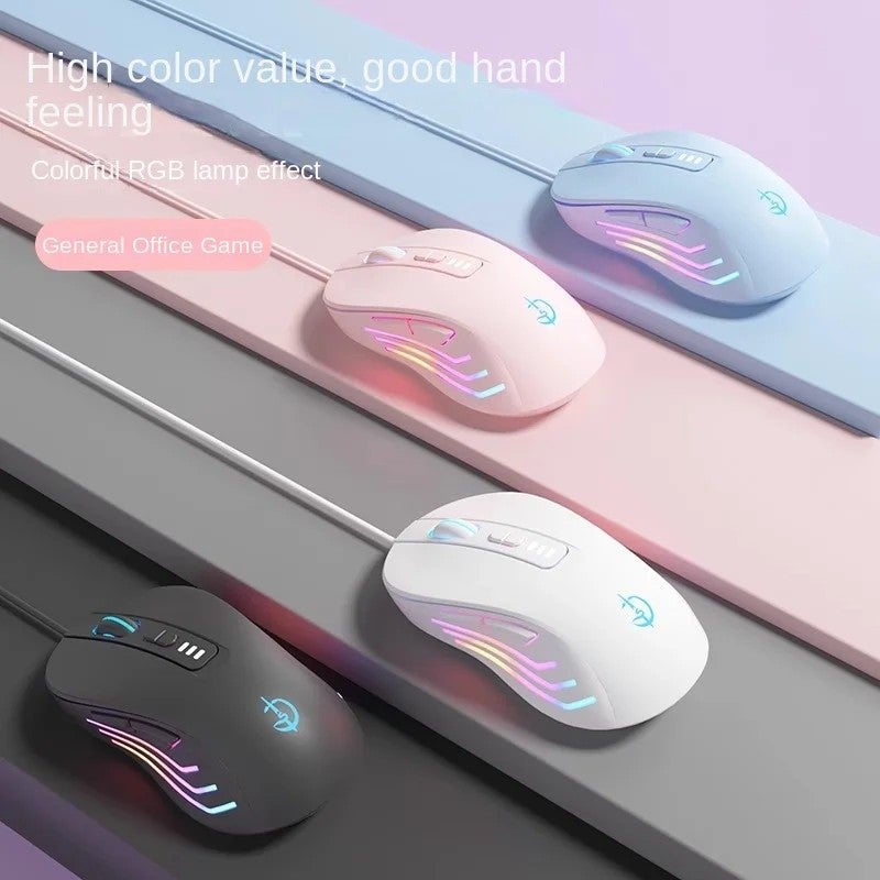 Y&D Superlight Ergonomic RGB Gaming Mouse - Multifunctional, Worldwide Delivery & Logo Options - Image 3