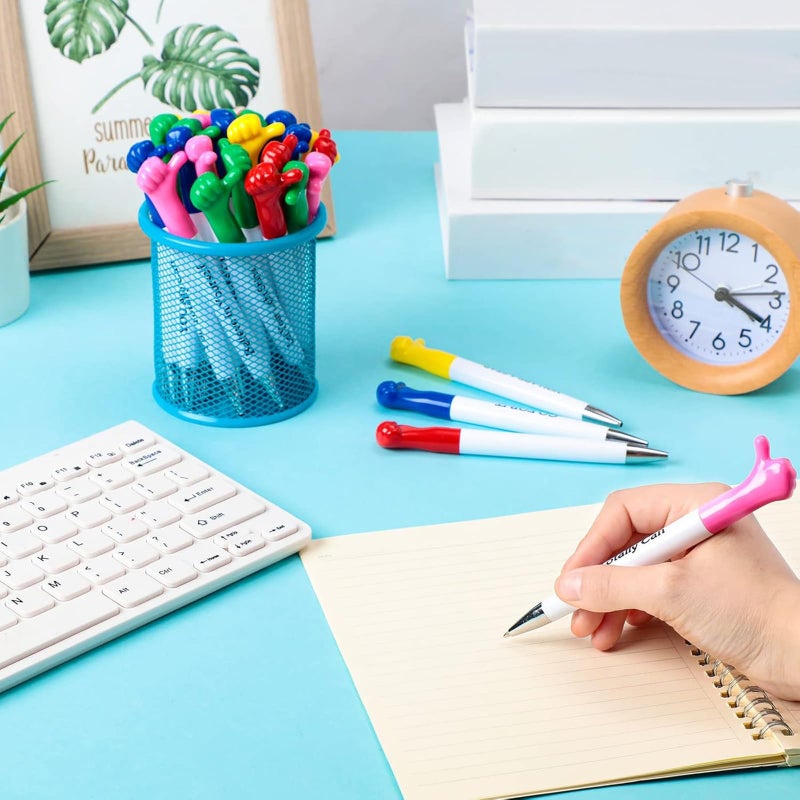 Woanger 24 Pieces Inspirational Quotes Thumbs up Pens Thank You Christmas Gifts Bulk Employee Appreciation Motivational Ballpoint Pen for Xmas Gift Student Teacher Nurse Coworker - Image 4