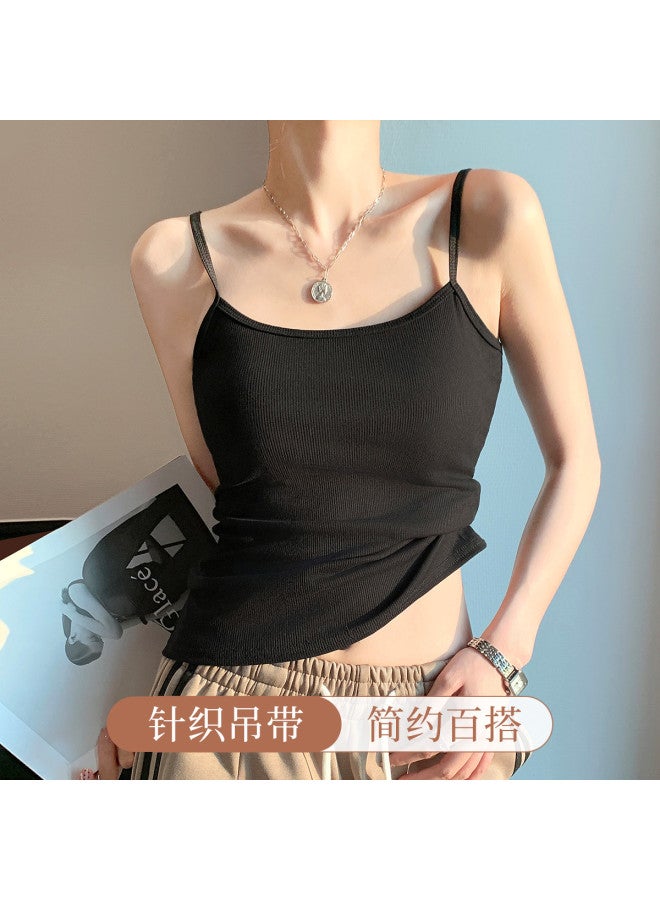 Moonbadi Thin And Breathable Strappy Camisole For Women, Versatile Layering Tank Top With Thin Straps, Stylish And Suitable For Outer Wear - Image 2