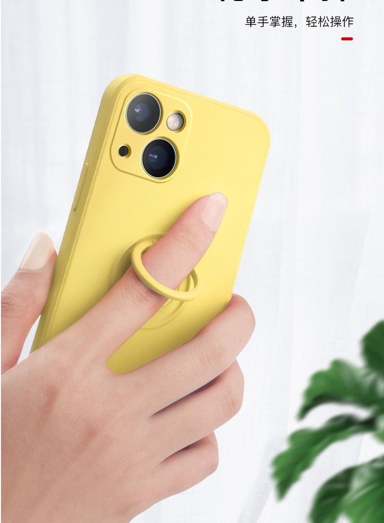 NIBEMINENT Silicone Material Protective Case Cover for Apple iPhone 13 Pro Max  - Image 3