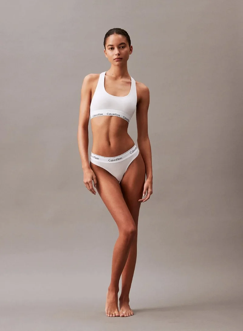 Calvin Klein WHITE Thong - Modern Cotton for Women | Best Price UAE