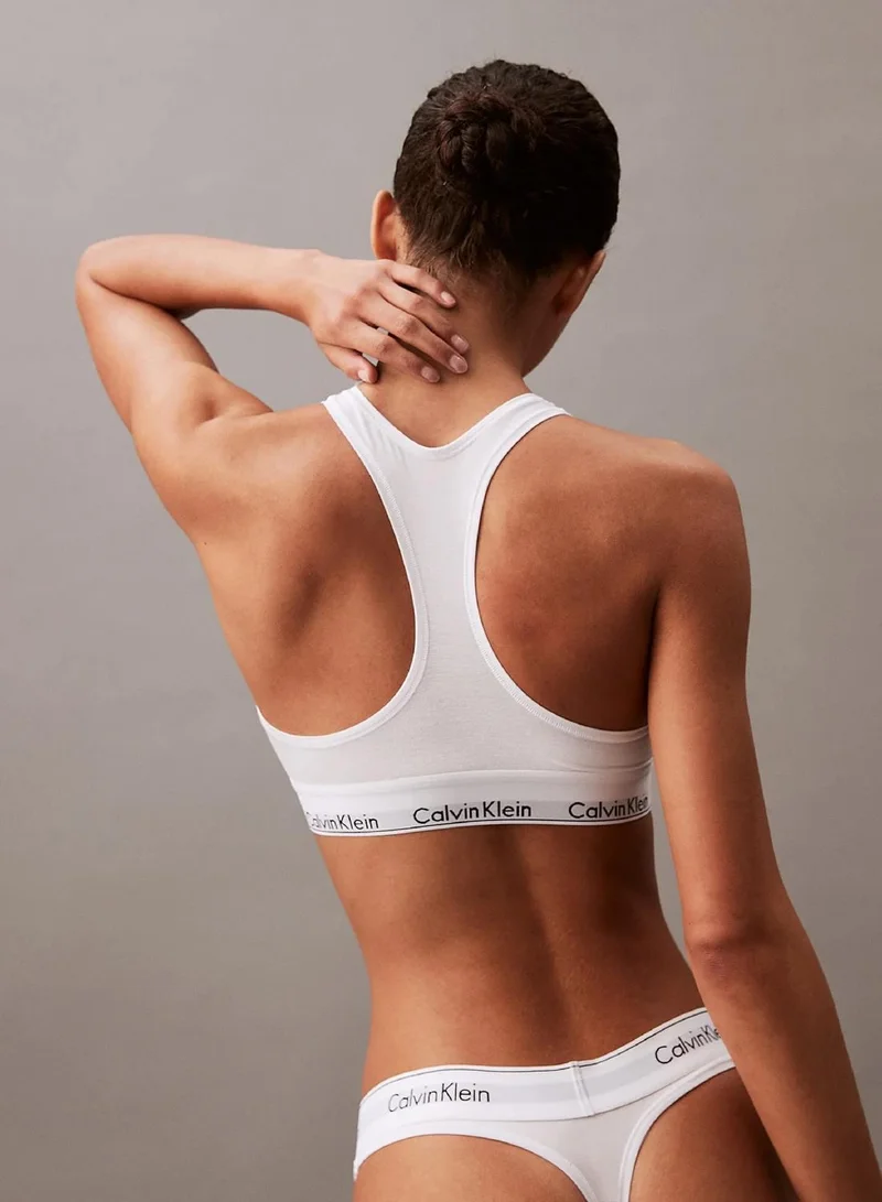Calvin Klein WHITE Thong - Modern Cotton for Women | Best Price UAE