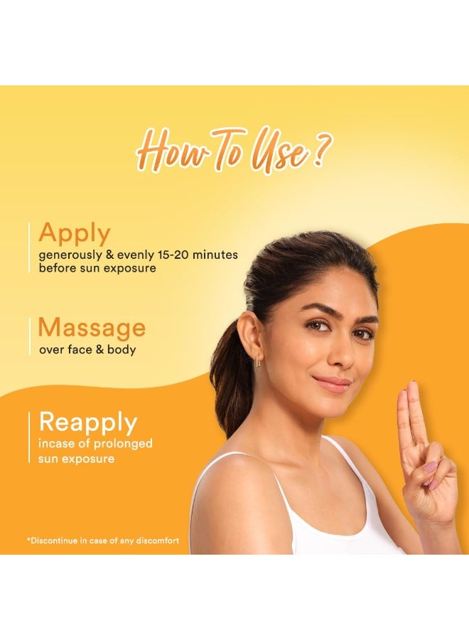 Lacto Calamine Sunscreen SPF 50 | 50g | PA +++ For Oily Skin | UVA – UVB | Water Resistant & No White Cast | With Kaolin Clay, Vitamin E & Lemon Extracts | Paraben Free - Image 5