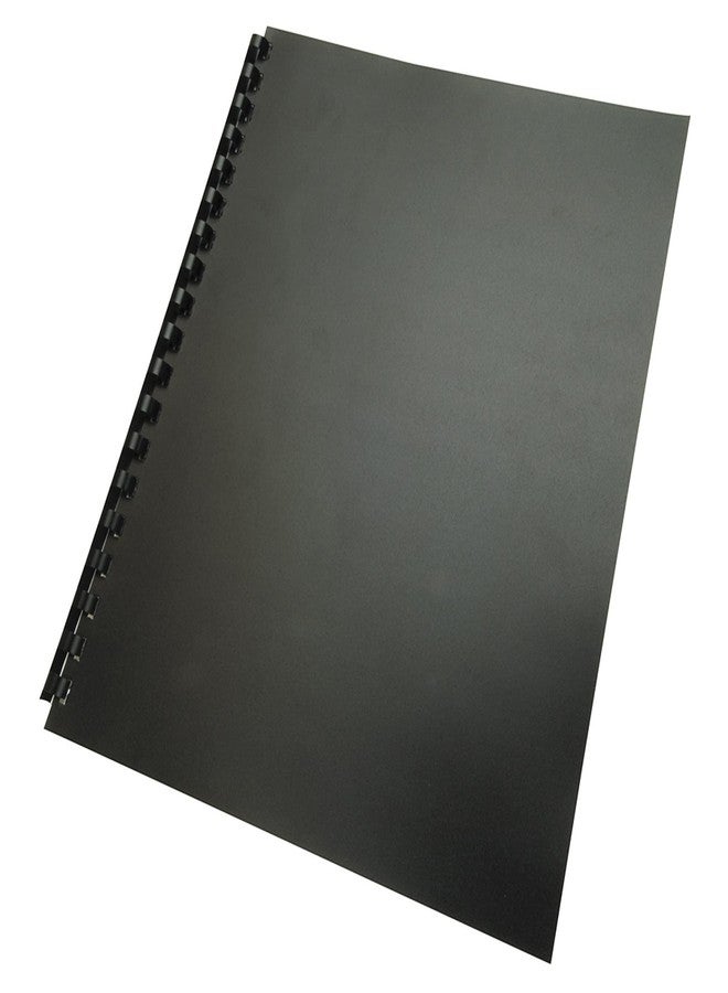 GBC Poly Binding Cover, 11"x8-1/2", 100% Recycled, Black, 25-Pack (25818) - Image 1