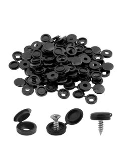 KNP KNP Gypsum Caps For Drywall Screws Screw Covers Caps Plastic Hole Plugs Screw Protection Covers Black  - Image 1