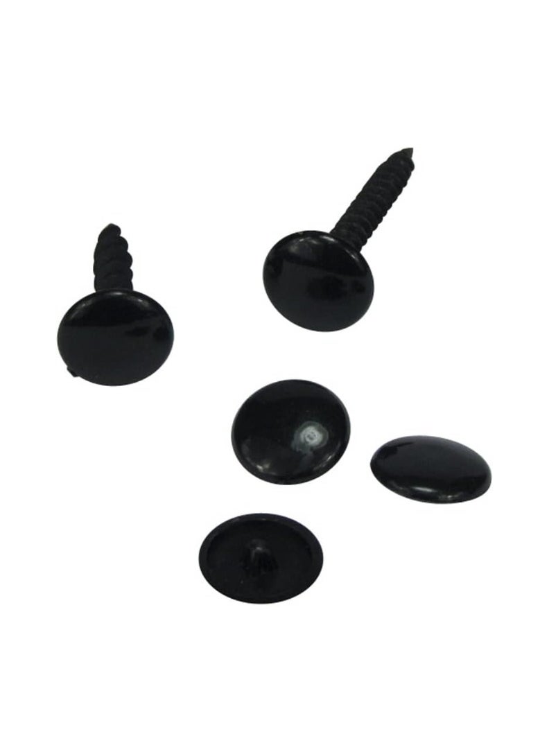 KNP KNP Gypsum Caps For Drywall Screws Screw Covers Caps Plastic Hole Plugs Screw Protection Covers Black  - Image 2
