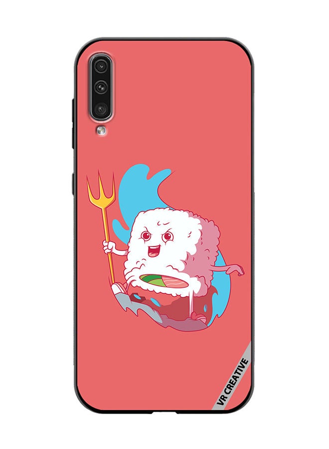 VR CREATIVE Protective Case Cover For Samsung Galaxy A50/A50s King Sushi Design Multicolour - Image 1