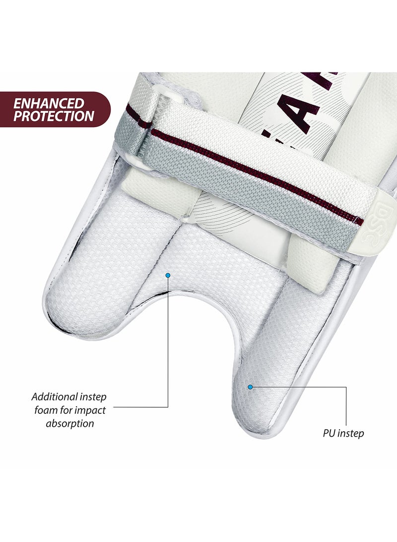 DSC Intense Speed Leather Cricket Batting Legguard  - Image 5