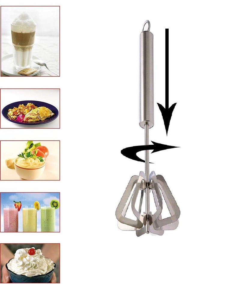 KBS Whisk Hand Blender Mixer Mixi Egg,Cake Beater (SS-Mixi) - Image 5