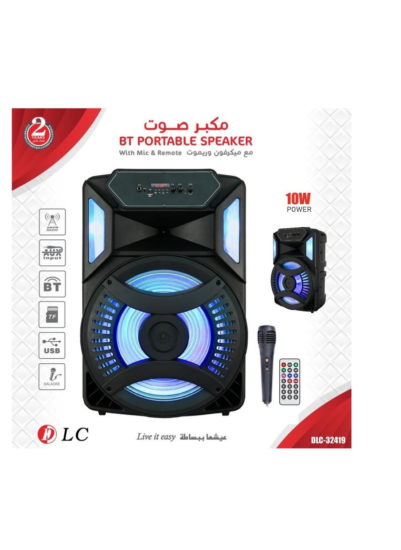 DLC DLC Attractive Lighted Speaker with Microphone and Remote  - Image 4