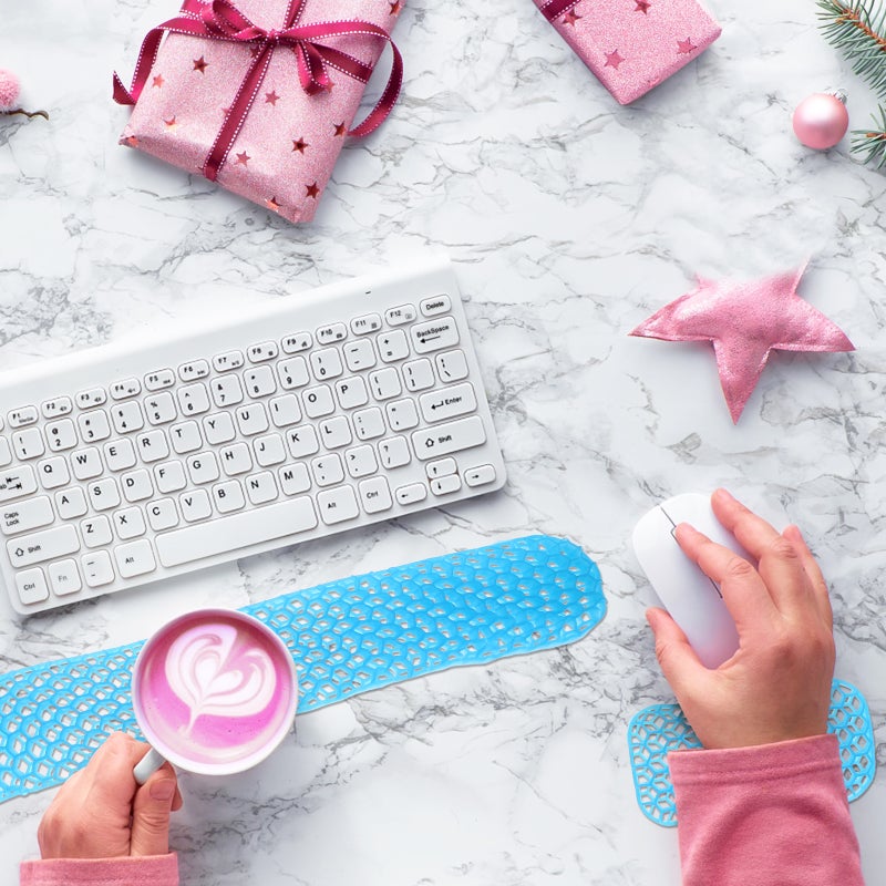1 Set of Supportive Mouse Wrist Cushion Office Keyboard Wrist Pad Versatile Mouse Wrist Pad - Image 3