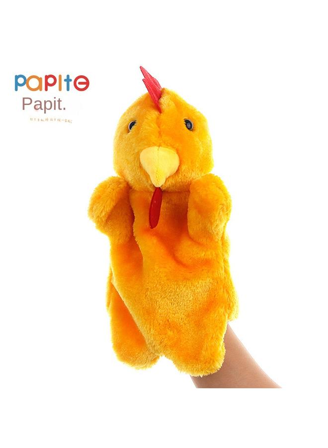 Bluejw Children's Animal Plush Toy Cock Hen Hand Doll Yiwu Doll Agent Distribution - Image 3