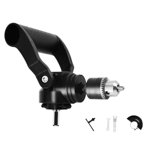 Serplex® Right Angle Drill Attachment for Impact Screwdriver Drill Adapter, Clamping Range of 1.5mm~10mm Corner Drills Converter 90°C Angle Screw Adapter for Power Drills Tool, Impact Screwdriver - Image 1