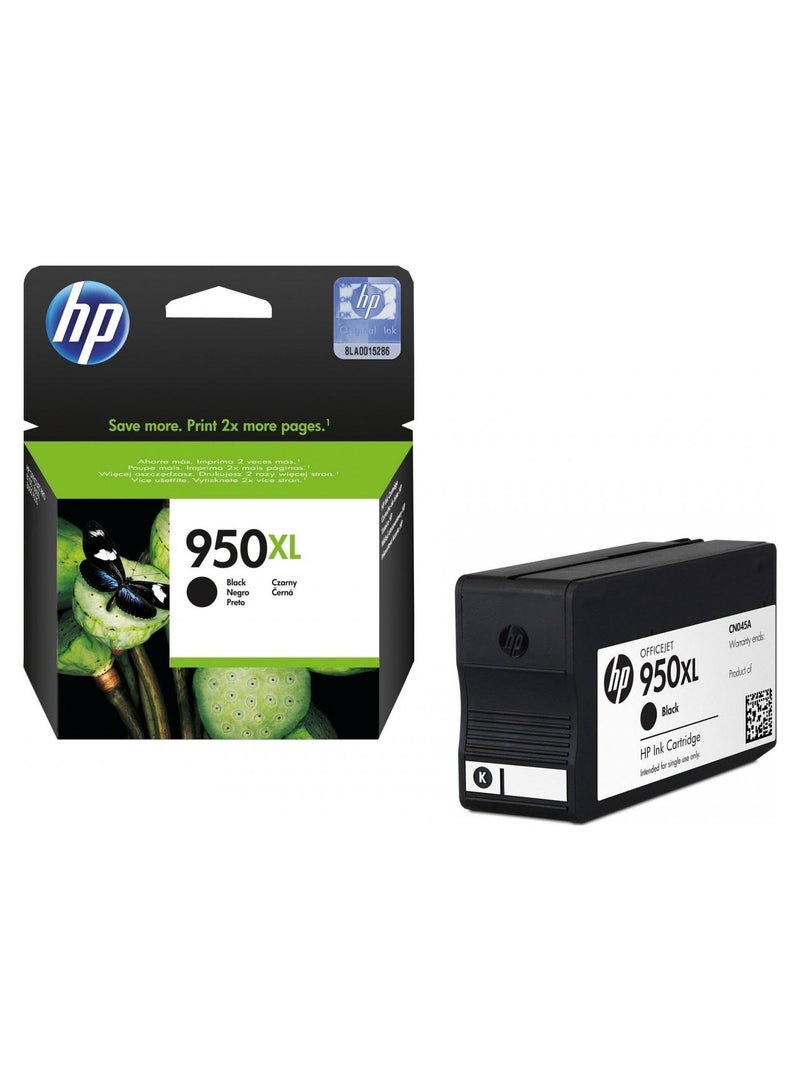 HP 950XL High Yield Black Original Ink Cartridge Black