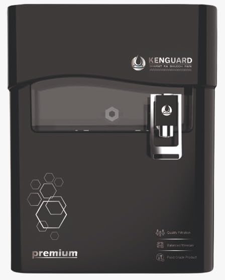 KENGUARD KENGUARD PREMIUM UV WATER PURIFIER Advanced Filtration System for Clean Safe Drinking Water Black