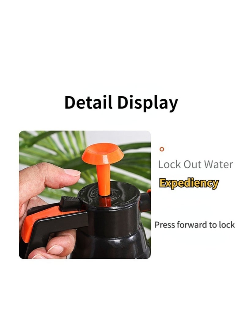 Phoenix - 2L Thickened Large-Capacity Gardening Watering Can for Watering Flowers and Plants, Special Air Pressure Watering Can, Orange. - Image 1