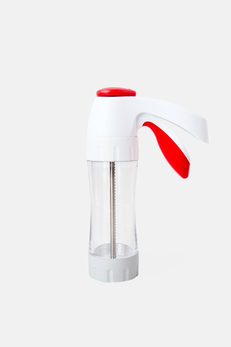 Baker's Secret Glass Decorative Cookie Press, Transparent - Image 1