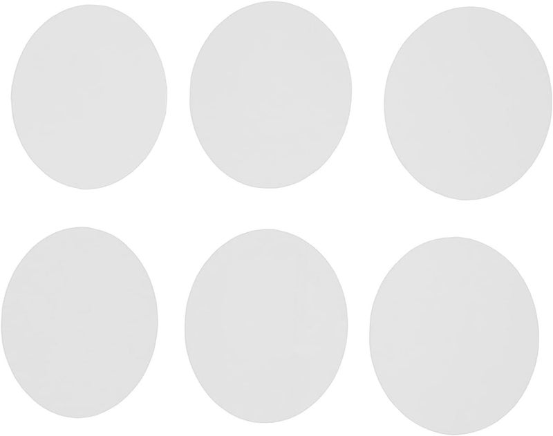 GOWENIC 500Pcs Clear PVC Plastic Circle Film for Badge Pin Fridge Magnet Lamination, Transparent Round Button Protector - Image 1