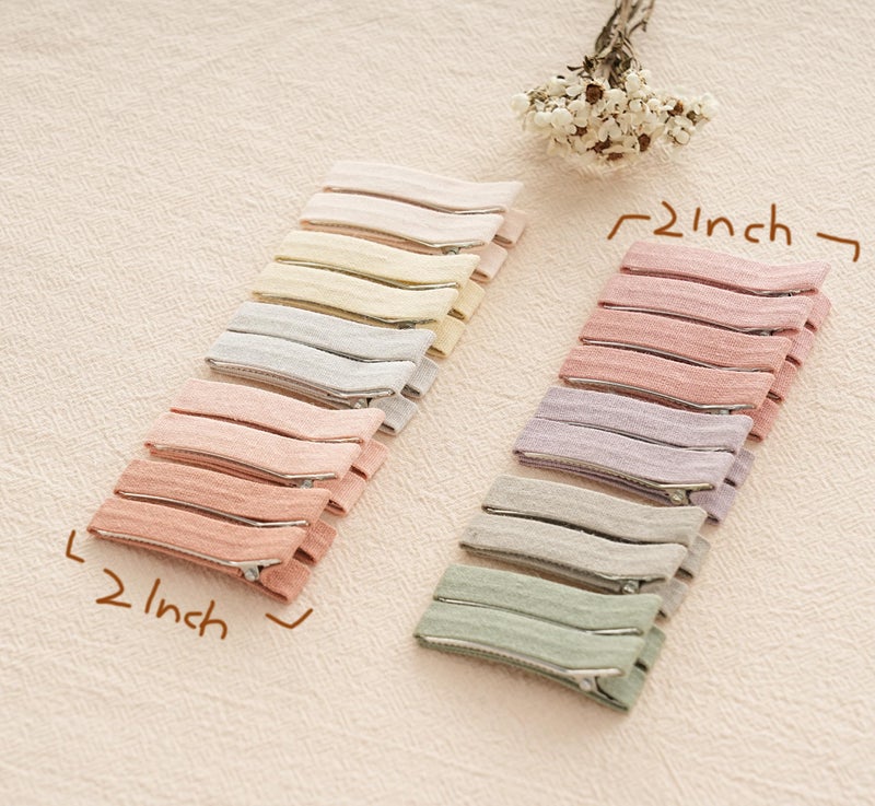 Fancy Clouds Hair Clips for Girls Women,Assorted 20Pcs 2" Solid Colors Hair Accessories for All Age Girls Toddler Kids,Fully Lined Alligator Clips Handmade Barrettes - Image 3