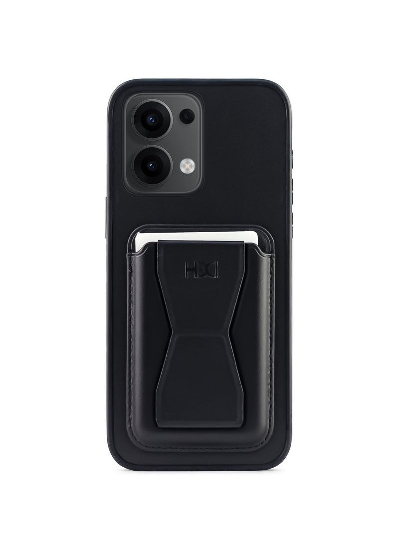 Generic Leather Case With  TPU Frame, Shockproof Protective with Card Holder Stand Compatible with Phone Oppo Reno 13 