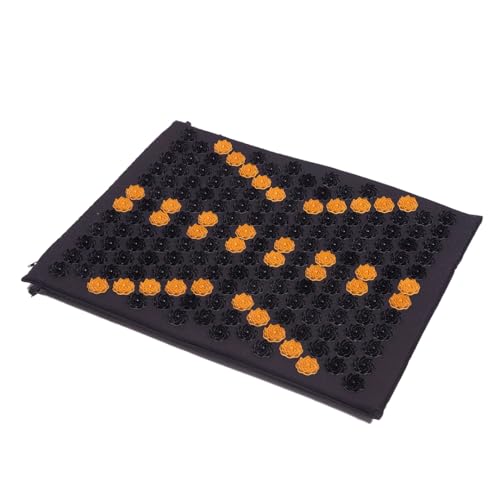 Core Asana Acupressure mat mini for back pain relief, Sciatica pain & foot pain | foot massager machine for pain relief | Manual Device (Onyx Black) - Image 1