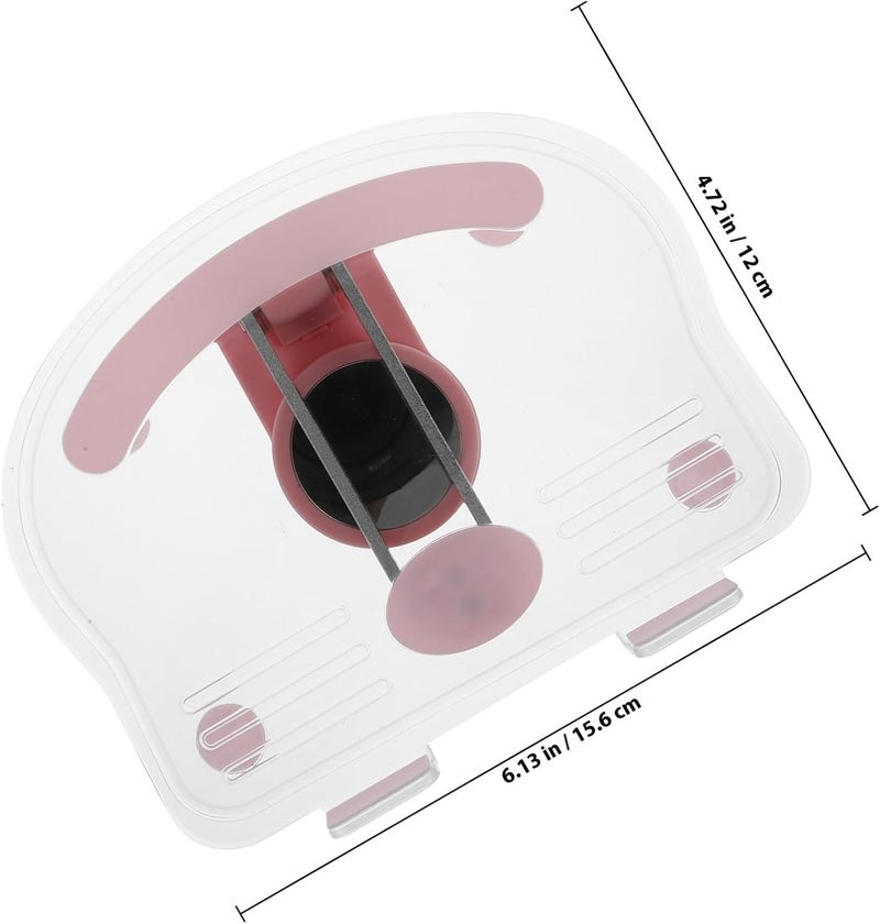 حامل جهاز لوحي من الأكريليك قابل للطي، دوار 360 درجة، مناسب لاستخدام أجهزة الرسم وعلى السرير، بلون وردي جميل، للاستخدام المنزلي والمكتبي - Image 2