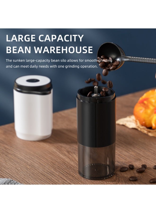 Portable electric coffee grinder, adjustable grinding particles, removable water washing, USB fast charging, suitable for home, travel, office, coffee shop - Image 4