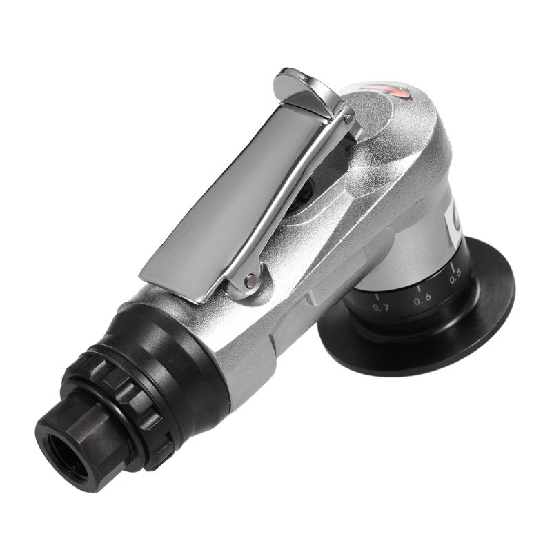 Mini Pneumatic Chamfering Machine: Silver Portable Handheld Grinder With 5-Gear Air Regulating Valve, Easy One-Hand Operation, Adjustable 0.1-0.9mm Chamfer Size, Sharp Tungsten Steel Blade - Efficient - Image 1