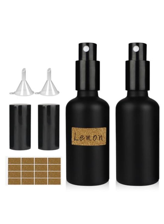 LINALL Cocktail Atomizer Vermouth Spritzer 17OZ 50ml Martini Atomizer Spray Bottle for Cocktails Portable Perfume Refillable Sprayer 2 Pack - Image 1