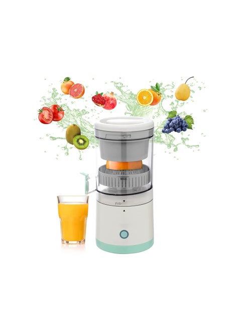 Cordless portable electric fruit juicer