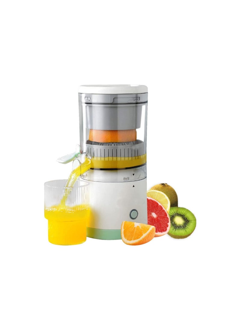 Cordless portable electric fruit juicer