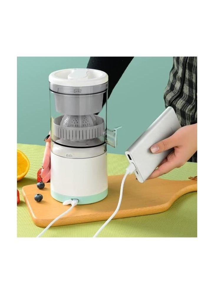Cordless portable electric fruit juicer