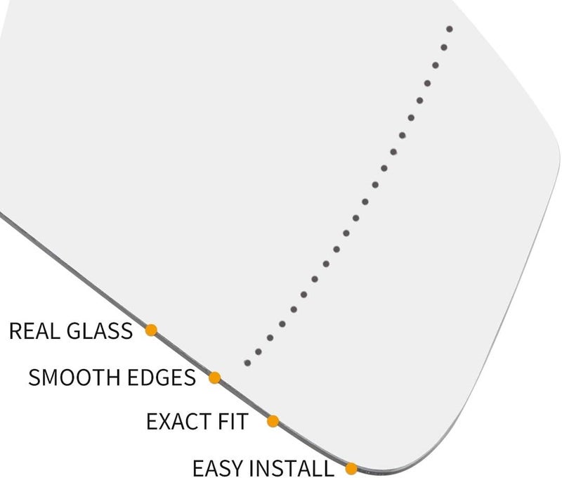 Wivplex Heated Side Mirror Glass for Volvo S80 S60 - Image 4