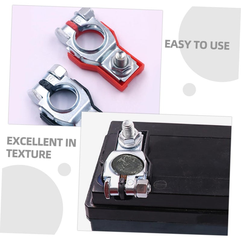 Heavy Duty Battery Terminal Connectors 1 Pair High Hardness Clamp Clips For Automotive - Image 5