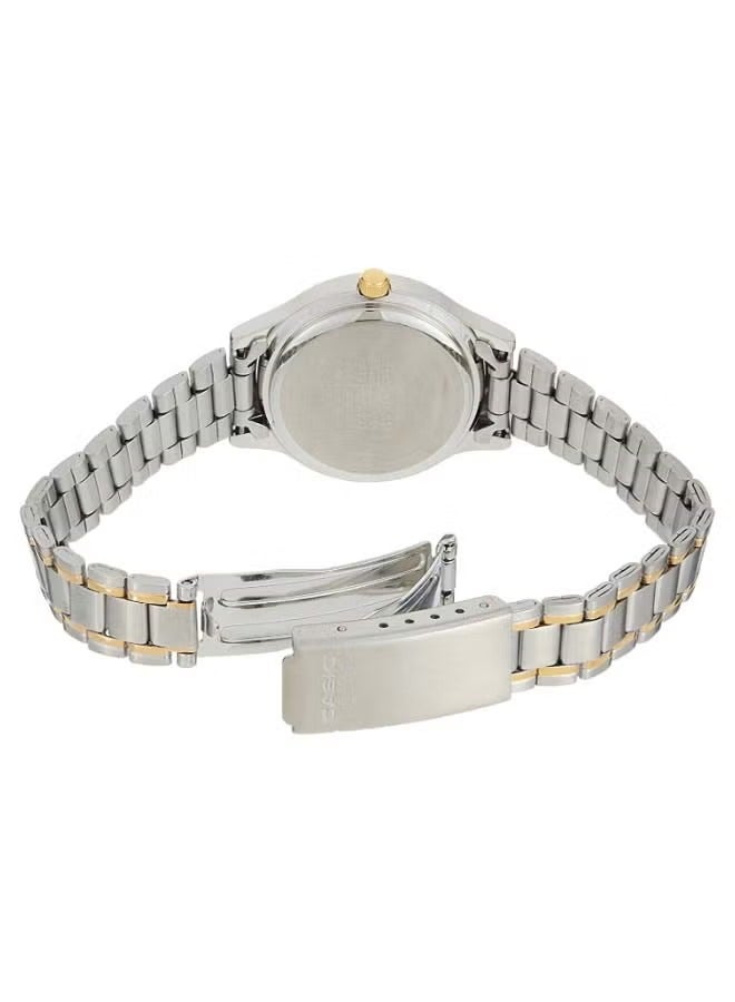 Casio Quartz Analog Wrist Watch for Men & Women – Classic Stainless Steel Two-Tone Silver & Gold Bracelet, Water Resistant, Elegant Casual Dress Watch for Everyday & Formal Wear - Image 2