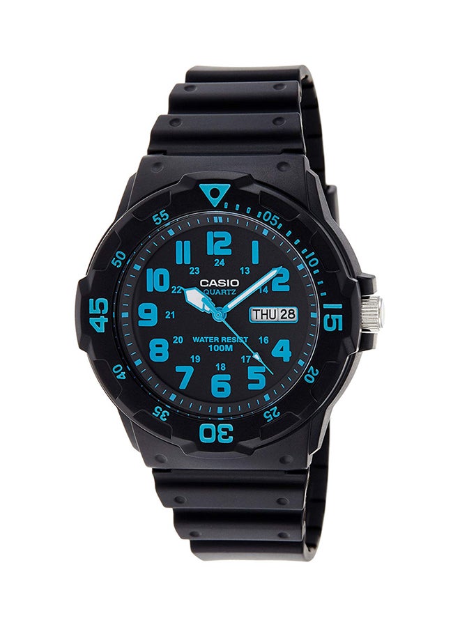 CASIO Men Sports Analog Watch MRW-200H-2BVDF - 45 mm - Black - Image 1
