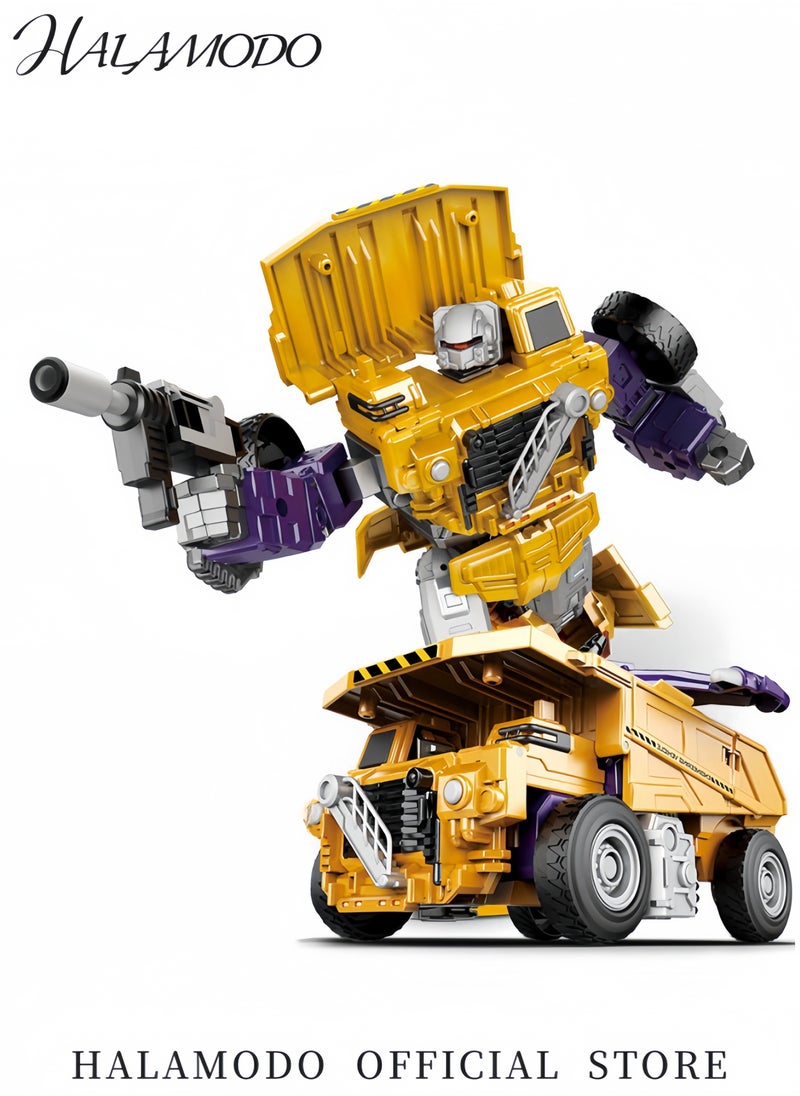 HALAMODO Deformable Toy Action Figure Toy Action Figure Car Truck Model Alloy Deformed Car Robot Model Deformation Car Robot Gift for Boys  - Image 2