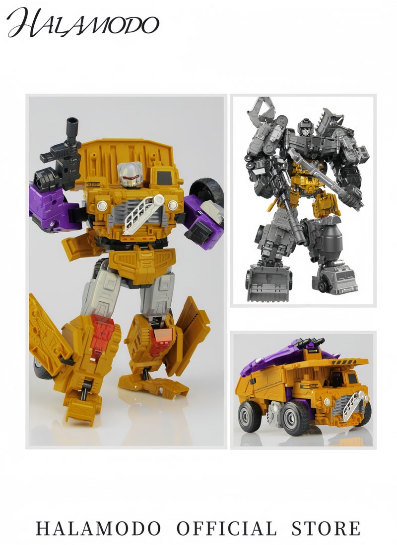 HALAMODO Deformable Toy Action Figure Toy Action Figure Car Truck Model Alloy Deformed Car Robot Model Deformation Car Robot Gift for Boys  - Image 3