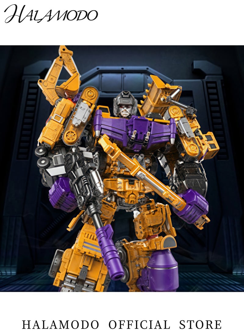 HALAMODO Deformable Toy Action Figure Toy Action Figure Car Truck Model Alloy Deformed Car Robot Model Deformation Car Robot Gift for Boys  - Image 5