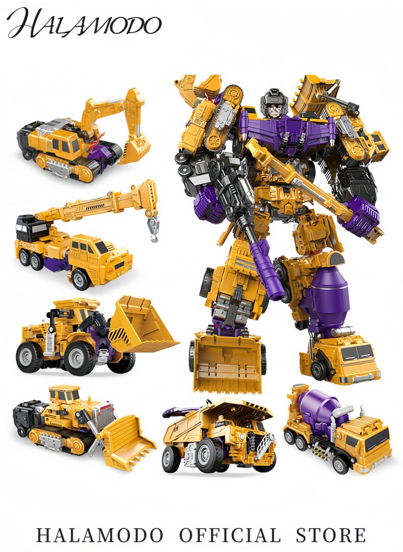 HALAMODO Deformable Toy Action Figure Toy Action Figure Car Truck Model Alloy Deformed Car Robot Model Deformation Car Robot Gift for Boys  - Image 4