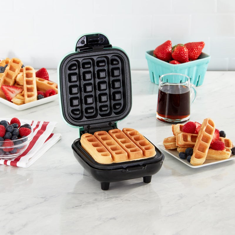 DASH Mini Waffle Stick Maker 4 inch, Aqua - Image 2