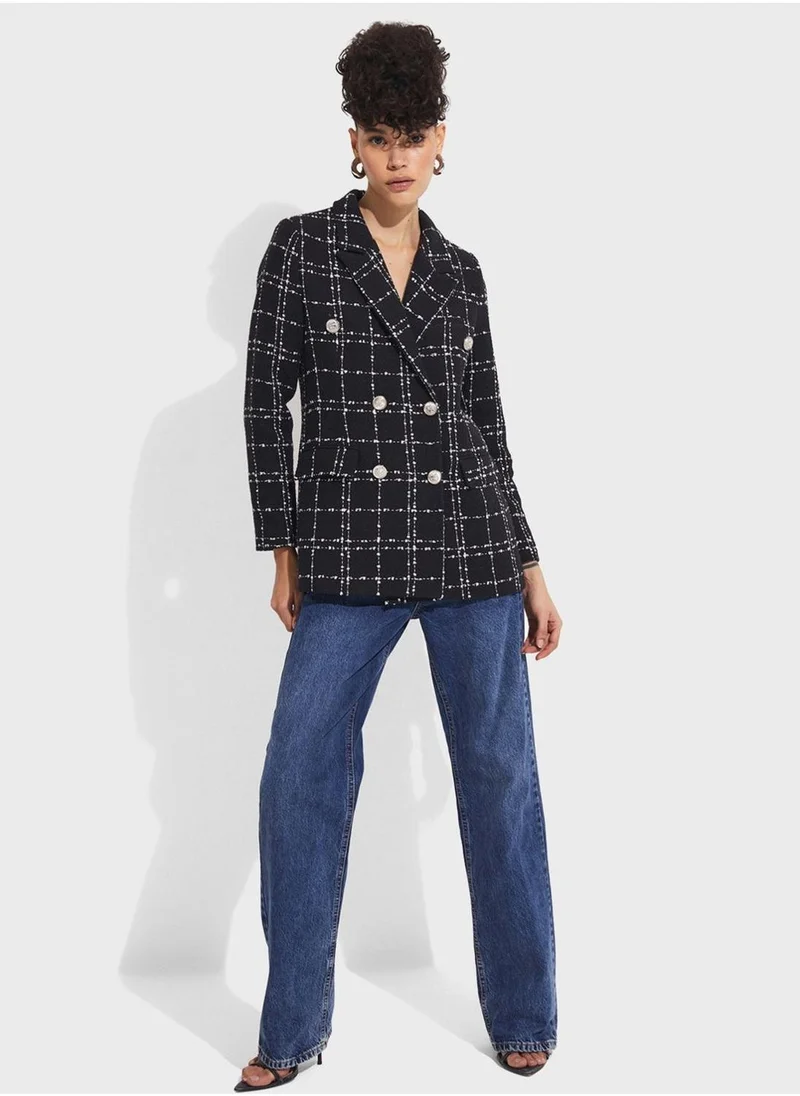 JUNE Button Detail Jacket