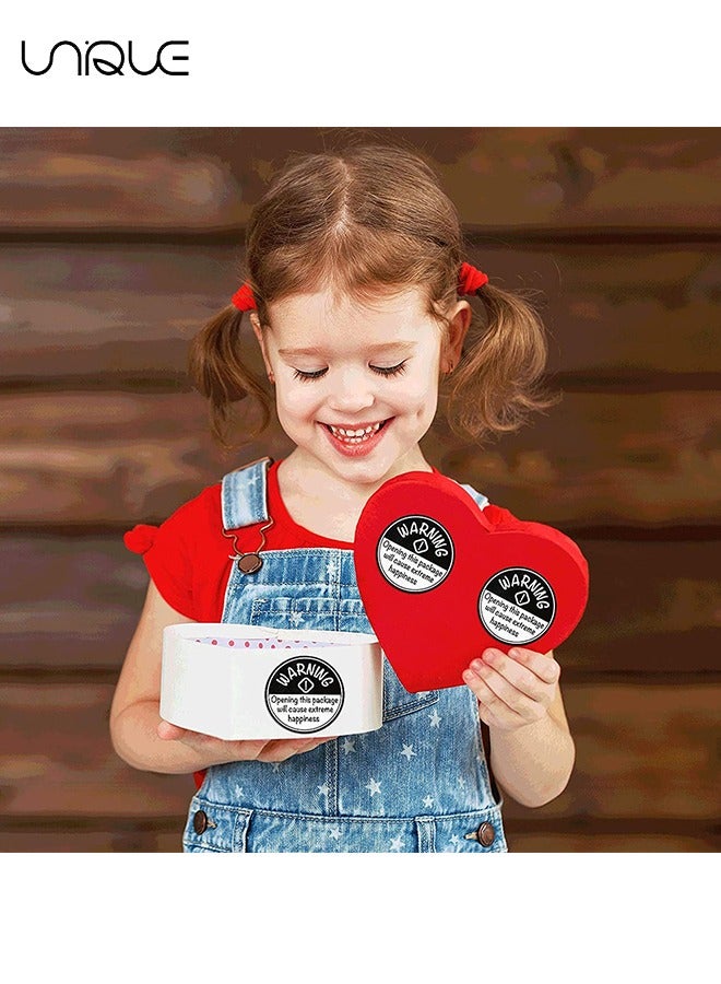 Unique 500 Pieces Extreme Happiness Stickers Labels Round Stickers Self-Adhesive Labels Crafting Tags Arts Decorations for Festival, Business or Personal Use, 1.5 Inch (Black) - Image 3