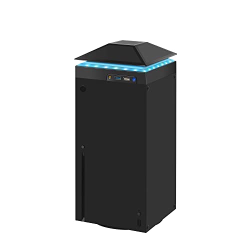Raryars Cooling Fan for Xbox Series X Silent Absorb Fan Cooler with 2 USB Port and Xbox Series X Dust Cover Turbo Temperature Control Fan External Cooling System - Image 2