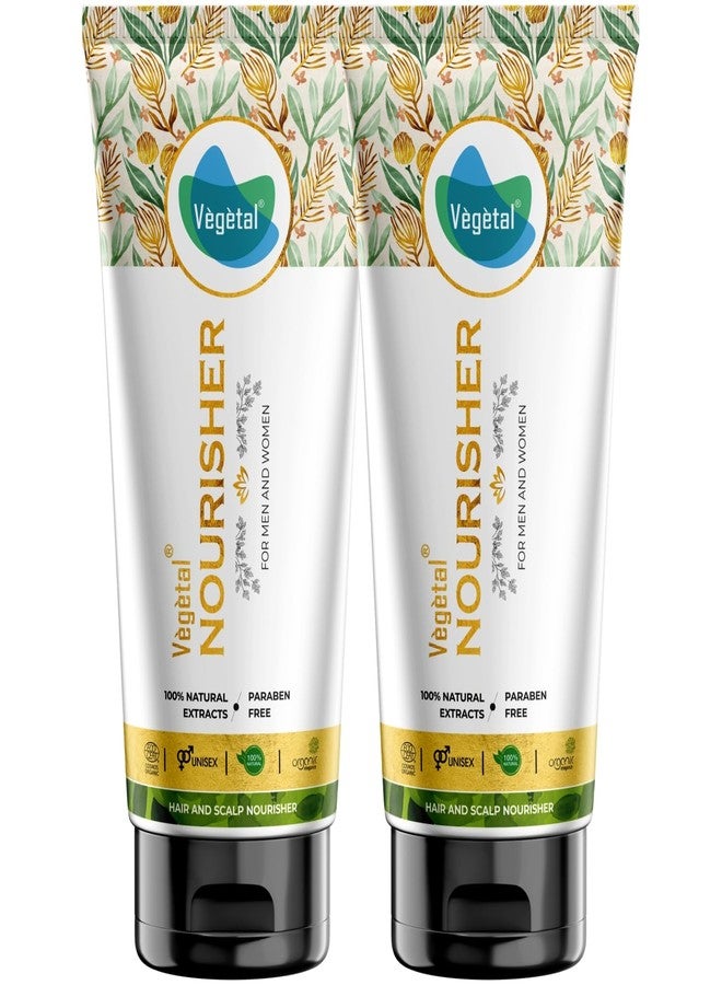 Vegetal Natural Hair Nourisher, Paraben-Free, 100% Natural Extracts 120 ml Pack of 2 - Image 2