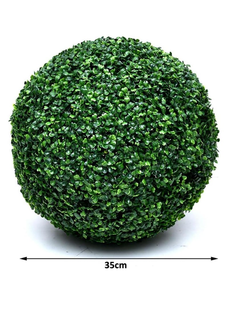 FFD Artificial Topiary Ball - Versatile Indoor/Outdoor Fake Boxwood Plant Decorative Sphere - Faux Plants for Home, Hotel, and   Garden - Image 2